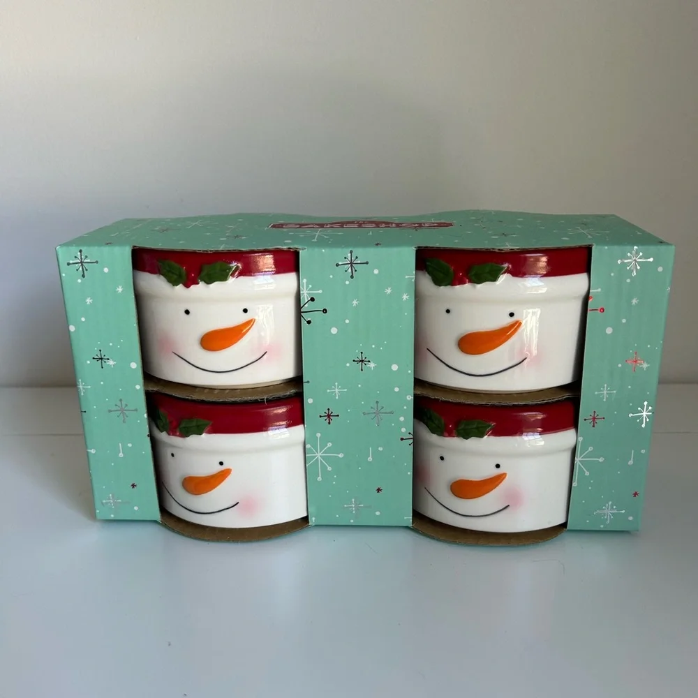 Target Snowman Candle Set with Red and Green Accents